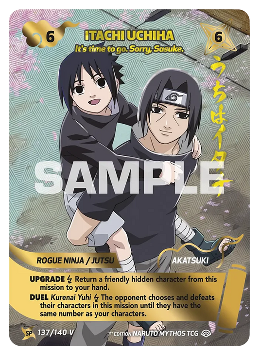 Itachi Uchiha - "It's time to go. Sorry, Sasuke." SP 137/140 V