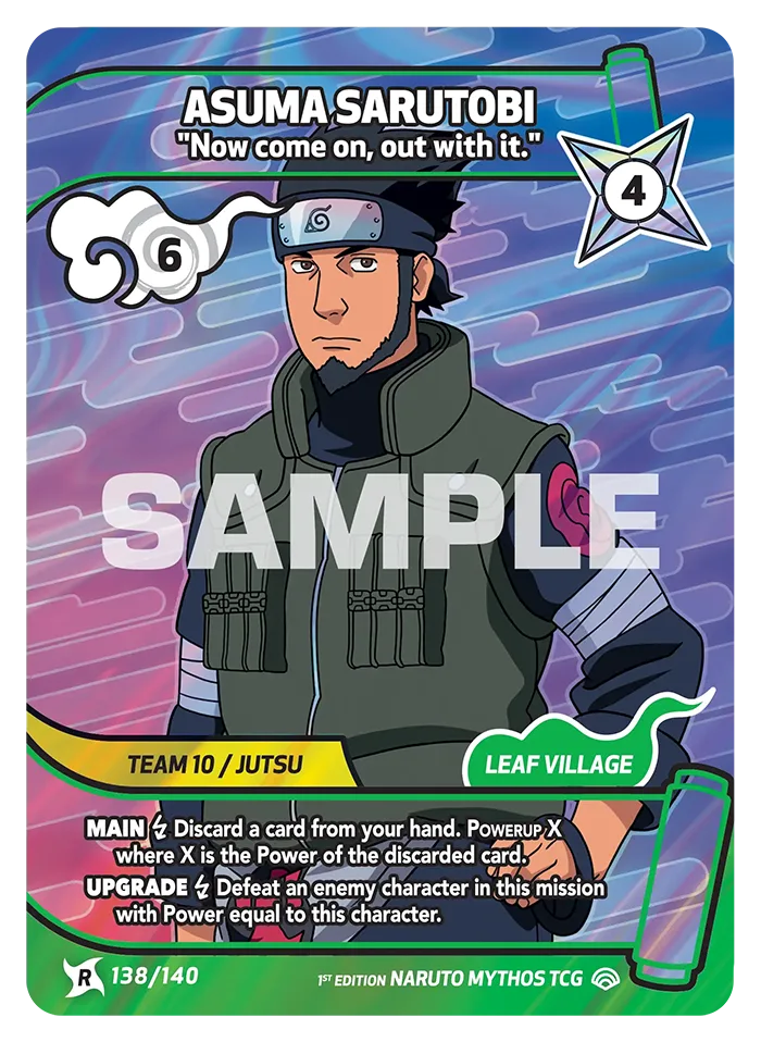 Asuma Sarutobi - "Now come on, out with it." 138/140