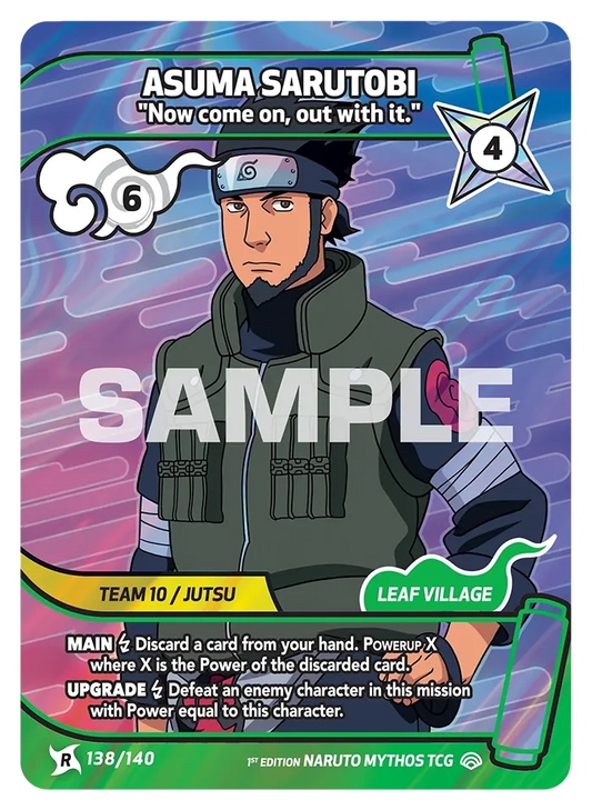 Asuma Sarutobi - "Now come on, out with it." 138/140