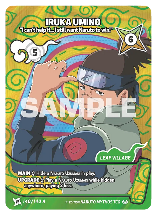 Iruka Umino - "I can't help it. .. I still want Naruto to win!" 140/140a