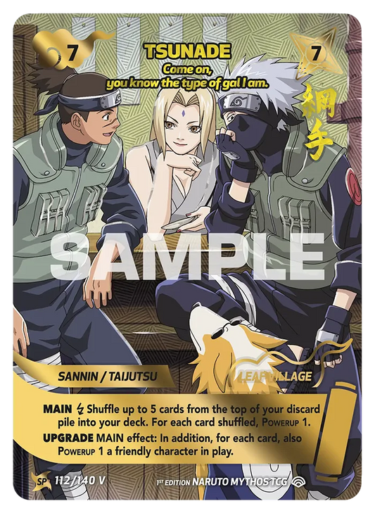 Tsunade - "Come on, you know the type of gal I am." SP 141/140 V