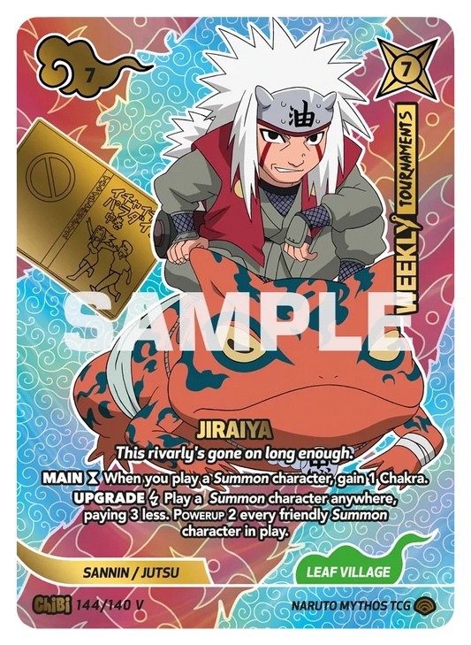 Jiraiya - "This rivalry's gone on long enough." Chibi 144/140 V Promo