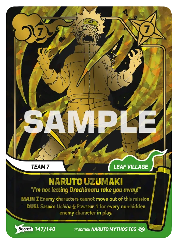 Naruto Uzumaki - "I'm not letting Orochimaru take you away!" 147/140