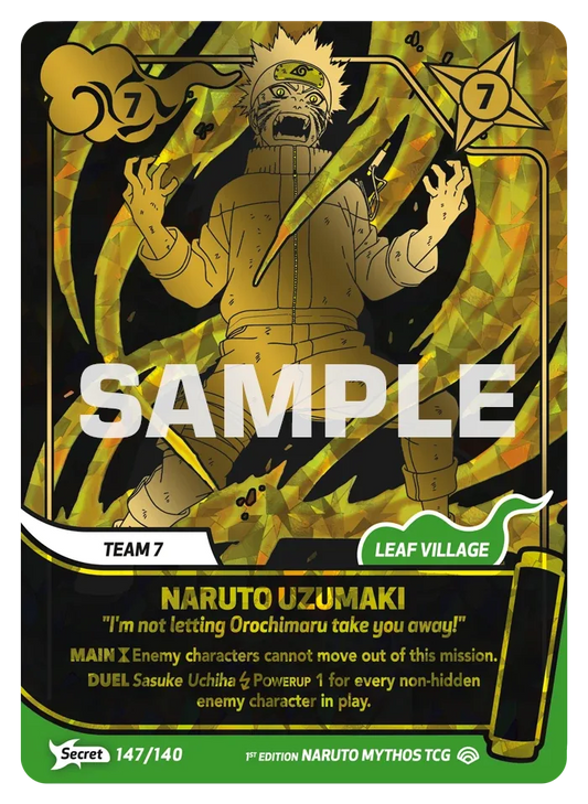 Naruto Uzumaki - "I'm not letting Orochimaru take you away!" 147/140