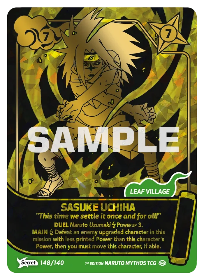 Sasuke Uchiha - "This time we settle it one and for all!" 148/140
