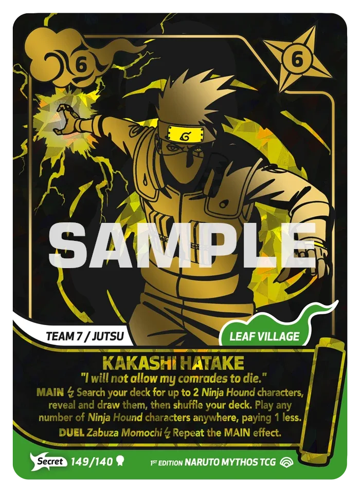 Kakashi Hatake -  "I will not allow my comrades to die." 149/140