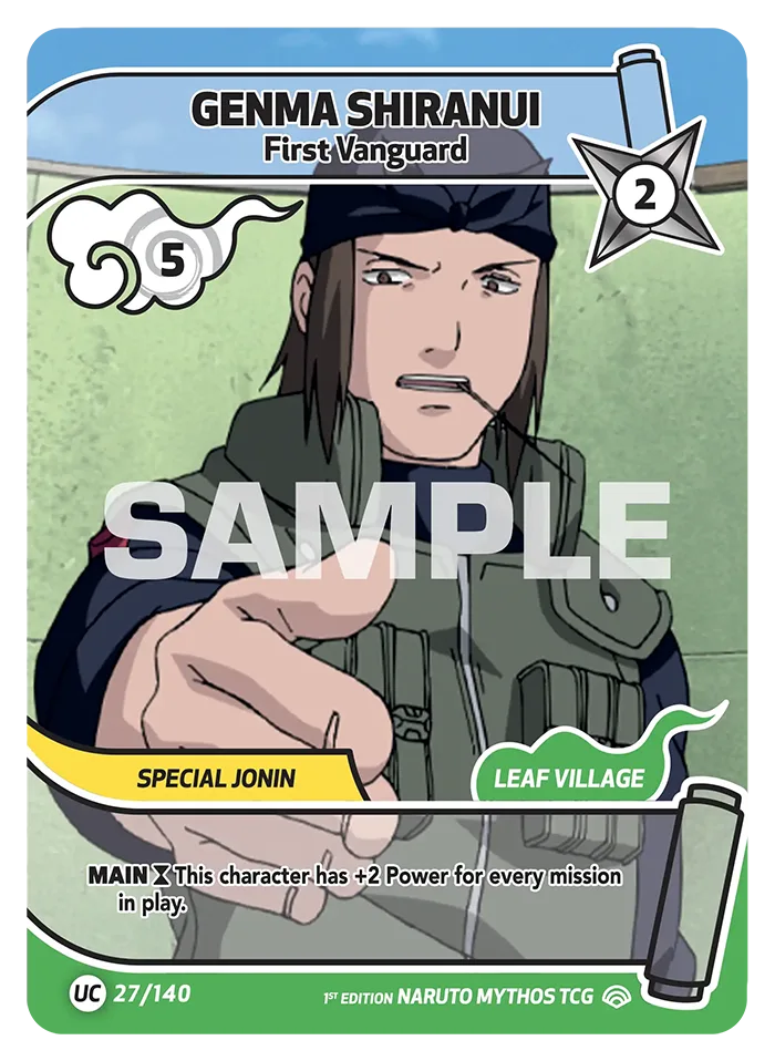 Genma Shiranui - First Vanguard 27/140
