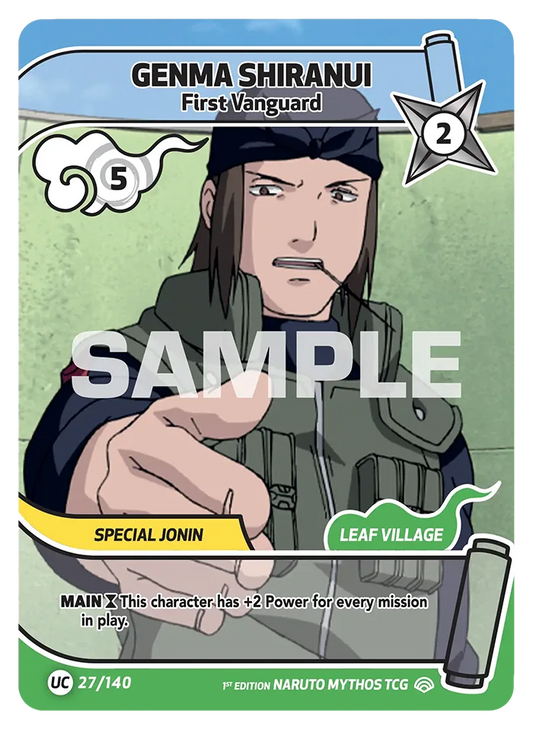 Genma Shiranui - First Vanguard 27/140