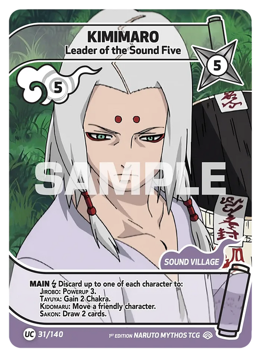 Kimimaro - Leader of the Sound Five 31/140
