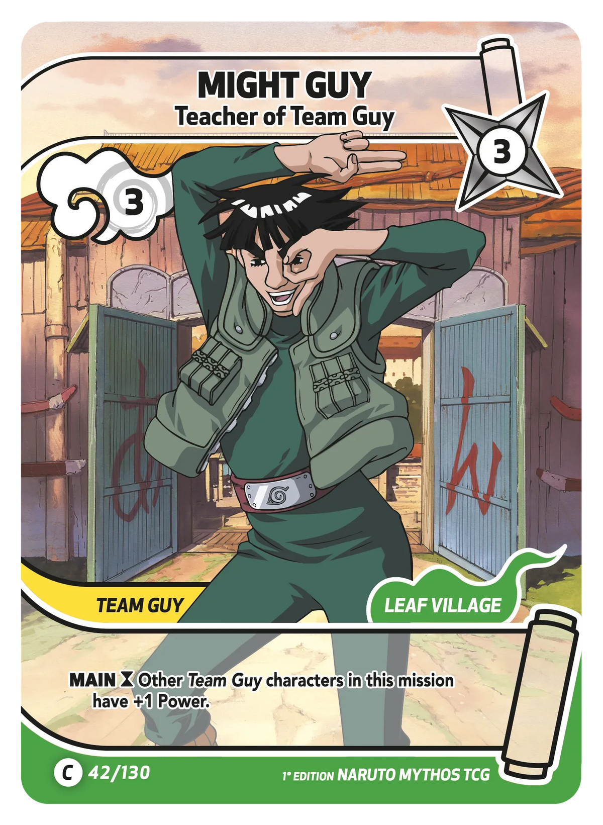 Might Guy - Teacher of Team Guy 42/130
