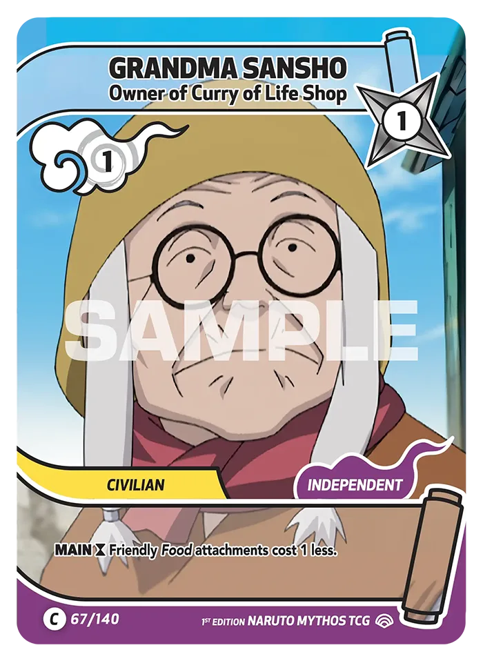 Grandma Sansho - Owner of Curry of Life Shop 67/140