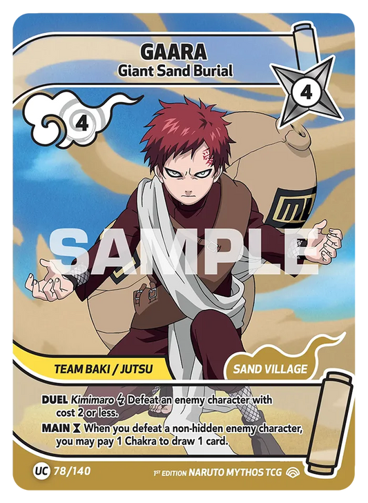 Gaara - Giant Sand Burial 78/140