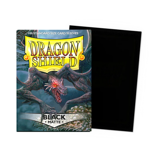 Black - Dragon Shield Matte Sleeves (100ct)